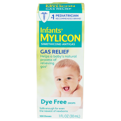 Infants' Mylicon Simethicone-Antigas Dye Free Drops - 0.01 Fluid Ounce - 100 Count