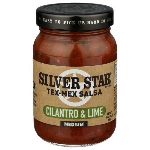 Silver Star Brand Cilantro Lime Salsa Med Cilantro & Lime Medium - 16 Ounce