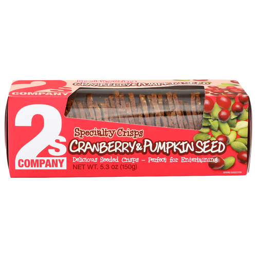 2S COMPANYanberry & Pumpkin Seed Specialty Crisps - 5.3 Ounce