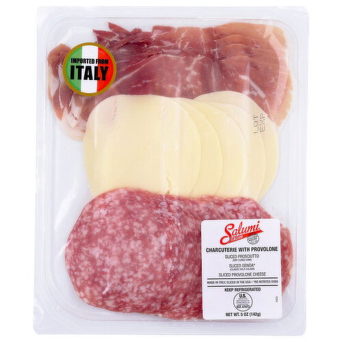 Salumi Italiani Charcuterie, With Provolone, Sliced - 5 Ounce