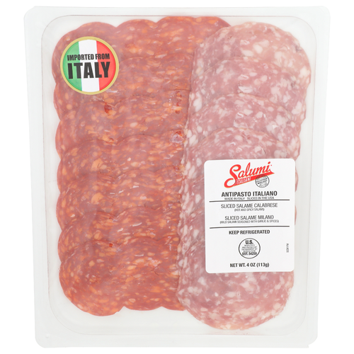 Salumi Italiani Antipasto Italiano Salame Calabrese & Milano - 4 Ounce