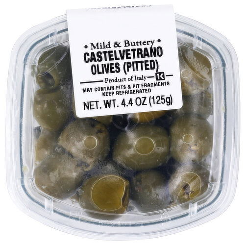 Gourmet Foods International Castelvetrano Olives, Pitted - 4.4 Ounce