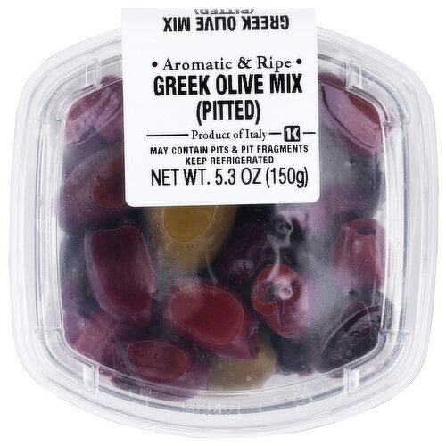 Gourmet Foods International Olive Mix, Greek, Pitted - 5.3 Ounce