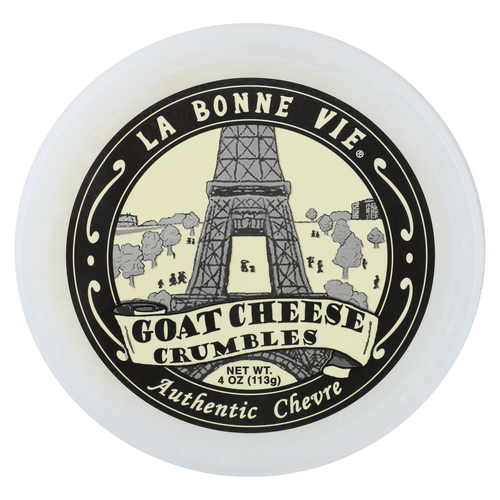 LA BONNE VIE Crumbles Goat Cheese - 4 Ounce