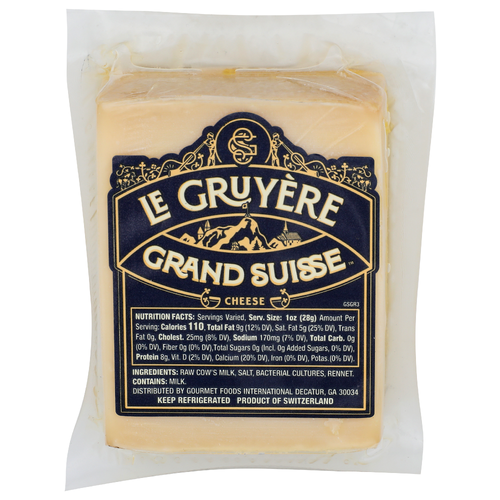 Grand Suisse Cheese Le Gruyere - 8 Ounce
