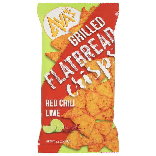 AVA's Grilled Flatbread Crisps Chili Red Lime - 6.5 Ounce