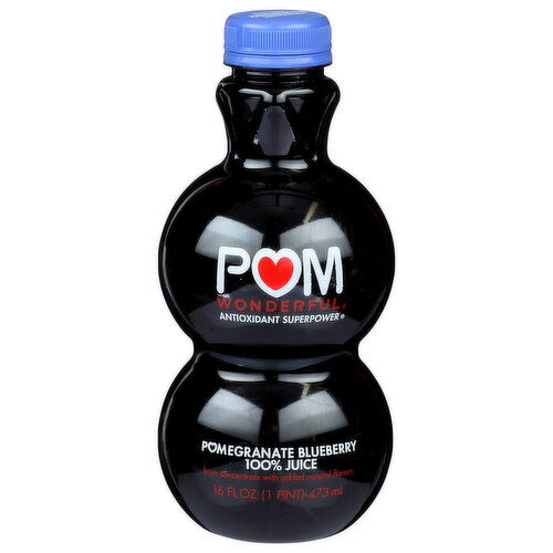POM WONDERFUL Juice Pomegranate Blueberry - 16 Fluid Ounce