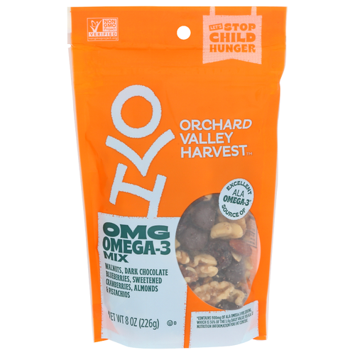 Orchard Valley Harvest Mix Trail Omega 3 - 8 Ounce