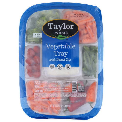 Taylor Farms Tf Large Veggie Tray Ranch 4 - 36 Ounce