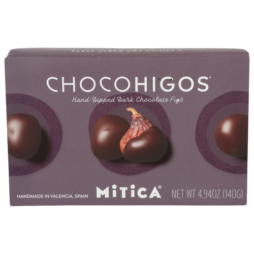 Chocohigos Hand-Dipped Dark Chocolate Figs - 4.94 Ounce