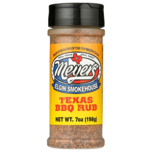 Meyers Elgin Texas BBQ Rub Seas - 7 Ounce