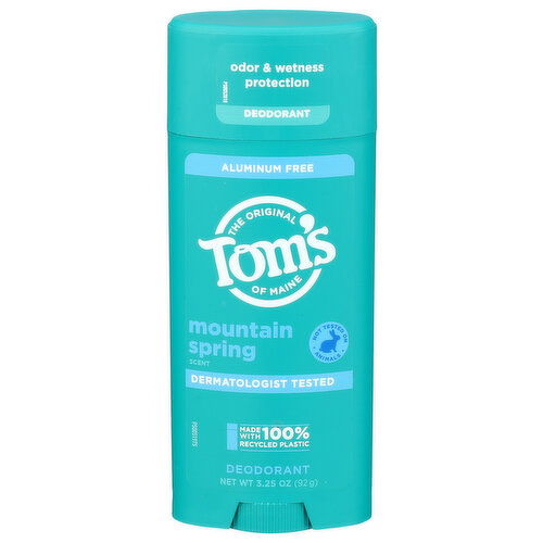 TOM's Of Maine Deodorant Stk Mntn Sprng - 3.25 Ounce Image 1 of 3