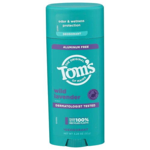 TOM'S OF MAINE Deodorant Stk Wild Lvndr - 3.25 Ounce