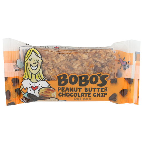 BOBO's Peanut Butter Chocolate Chip Single Unit Tray Oat Bar - 3 Ounce