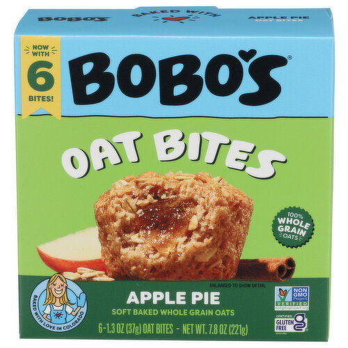 BOBO's Bites Apple Pie - 1.3 Ounce - 6 Count