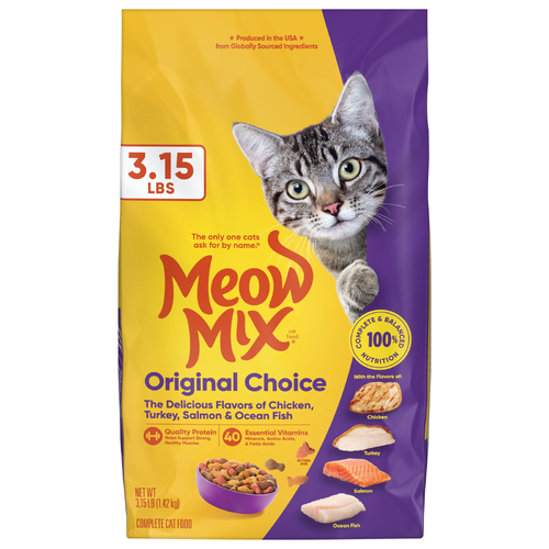 Meow Mix Original Choice Dry Cat Food - 3.15 Pound Image 1 of 2
