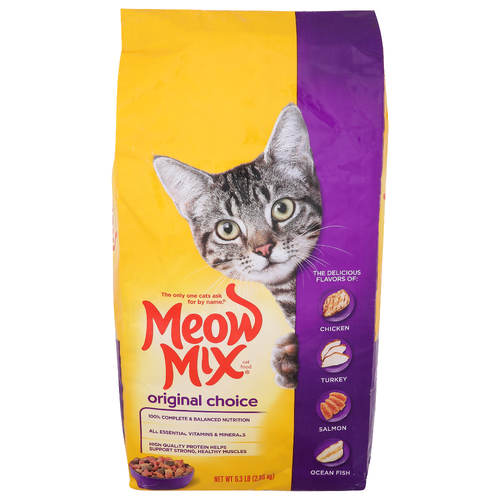 Meow Mix Original Choice Cat Food - 6.3 Pound
