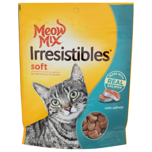 Meow Mix Irresistibles With Salmon Soft - 3 Ounce