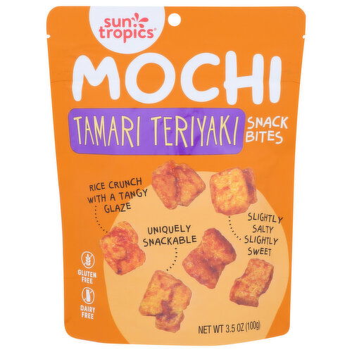 Sun Tropics Tamari Teriyaki Mochi Snack Bites Rice Nugget - 3.5 Ounce Image 1 of 2