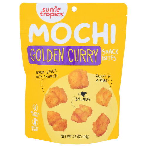 Sun Tropics Golden Curry Mochi Snack Bites Rice Nugget - 3.5 Ounce Image 1 of 2