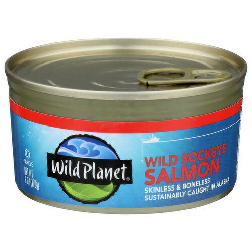 Wild Planet Salmon Sockeye - 6 Ounce
