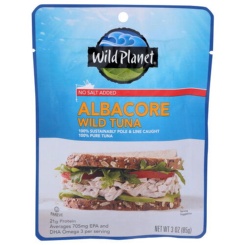 Wild Planet Tuna Albacore Ns - 3 Ounce