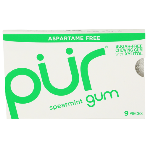 Pur Spearmint Gum - 9 Count