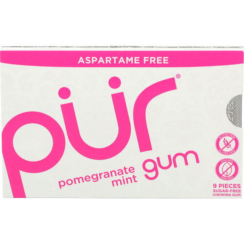 Pur Pomegranate Gum - 9 Count