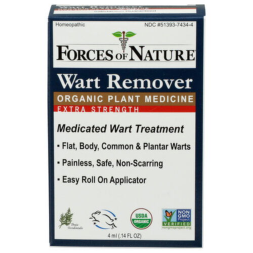 Forces Of Nature Wart Remover Org - 4 ml