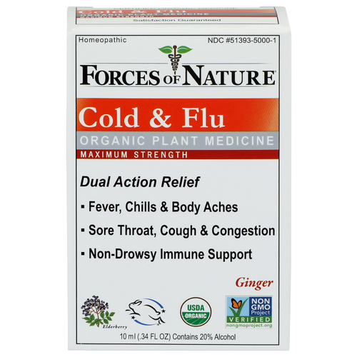 Forces Of Nature Ginger Cold & Flu - 10 ml