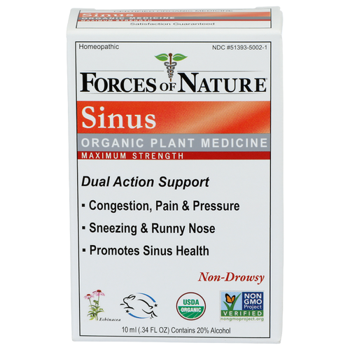 Forces Of Nature Sinus Organic Plant Medicine - 10 ml