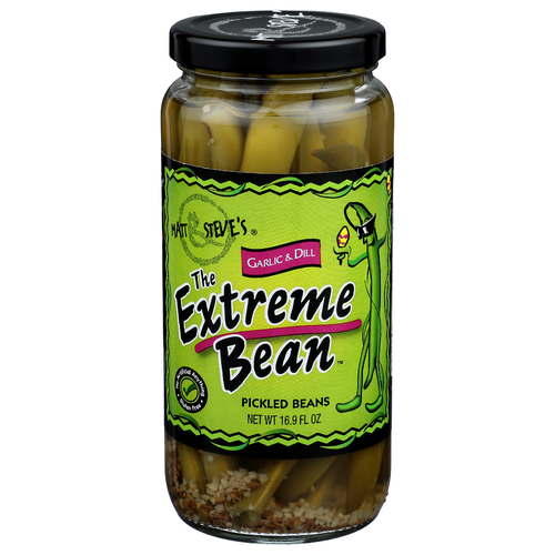 Matt & Steve's Garlic & Dill Pickled Beans The Extreme Bean - 16.9 Fluid Ounce