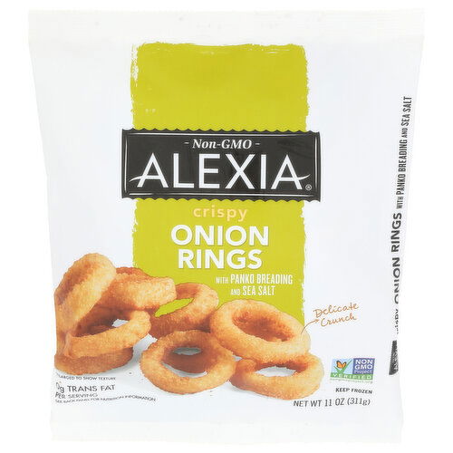 Alexia Onion Rings With Panko Breading And Sea Salt - 11 Ounce