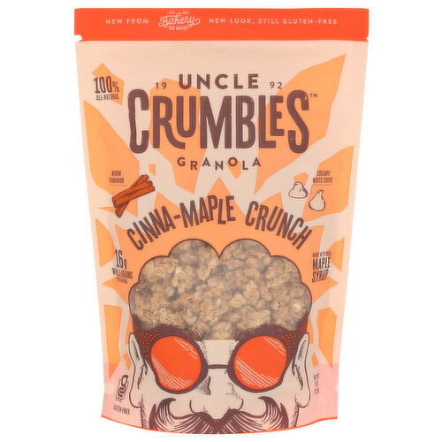 Uncle Crumbles Maple And Cinnamon Crunchy Cinna-Maple Crunch Granola - 11 Ounce