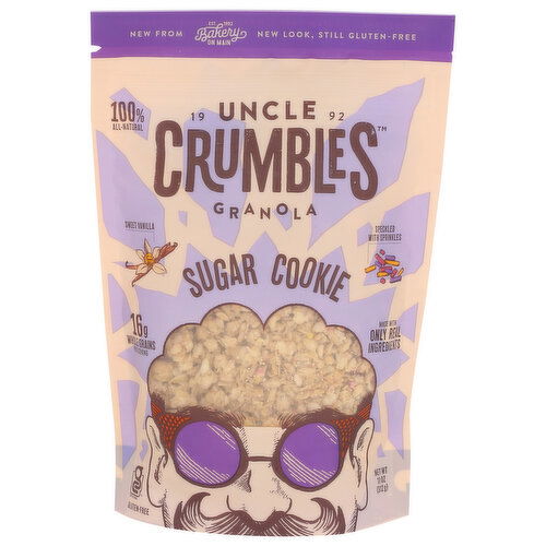 Uncle Crumbles Sugar And Vanilla Cookie Crunchy Granola - 11 Ounce