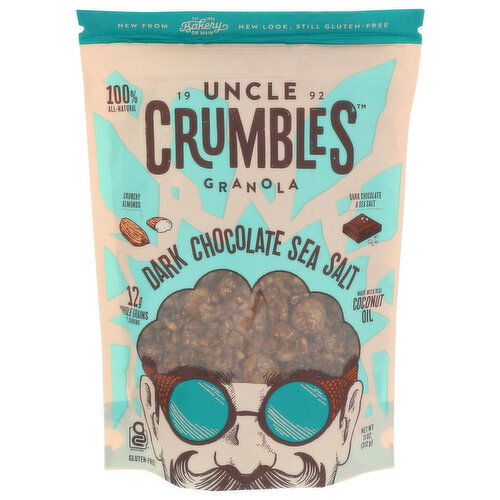 Uncle Crumbles Dark Chocolate Sea Salt Granola - 11 Ounce