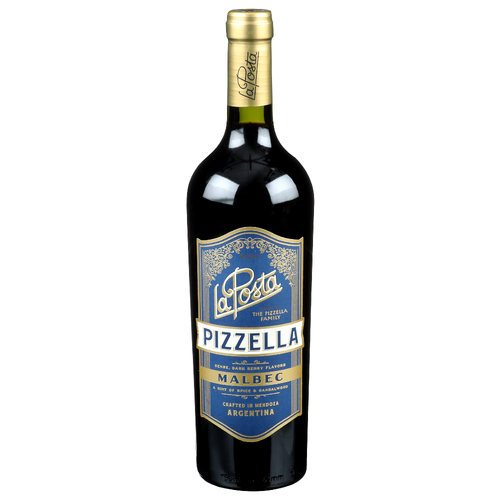 La Posta Pizzella Dense, Dark Berry Flavors Malbec - 750 ml