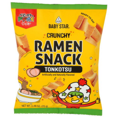 Baby Star Ramen Snack Wide Tonkotsu - 2.46 Ounce Image 1 of 4