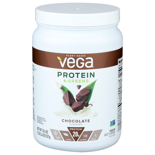 Vega Chocolate Protein & Greens Drink Mix - 18.4 Ounce