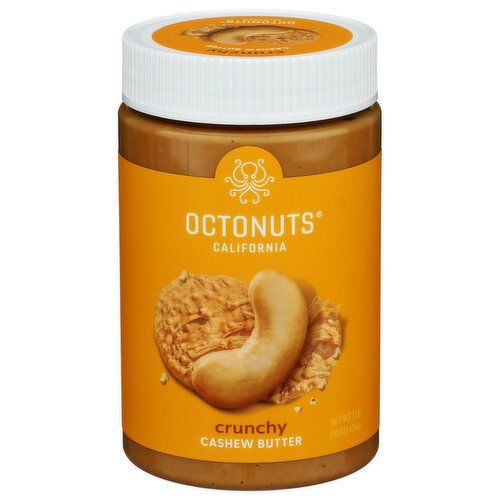 Octonuts Pure Crunchy Cashew Butter - 1 Pound Image 1 of 4