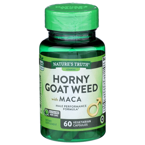 Nature's Truth Vitamins Horny Goat Weed With Maca - 60 Count