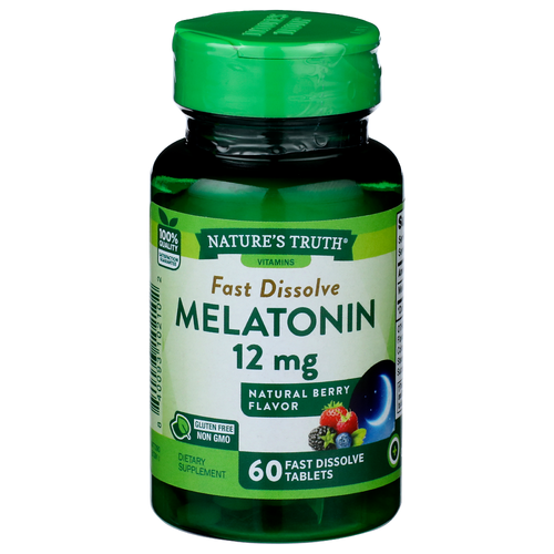 Nature's Truth Vitamins Natural Berry Flavor Fast Dissolve Melatonin - 60 Count