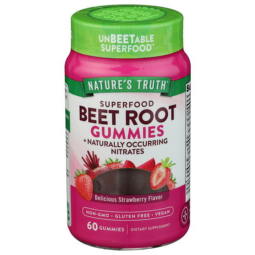 NATURE'S TRUTH Beet Root Gummies - 60 Count