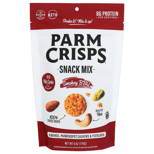Parmcrisps Smoky Barbecue BBQ Snack Mix - 6 Ounce