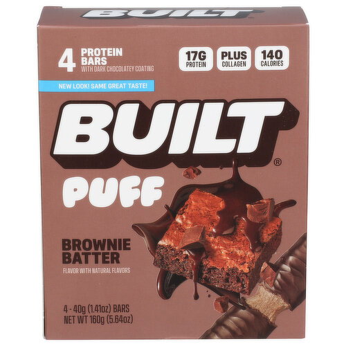 Built Bar Brownie Batter - 40 Gram - 4 Count Image 1 of 3