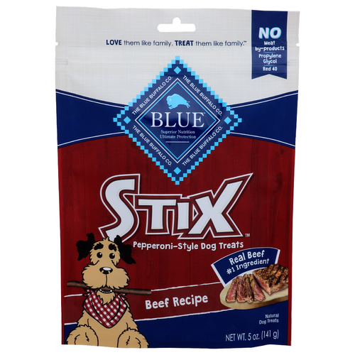 Blue Stix Peperoni-Style Dog Treats - 5 Ounce