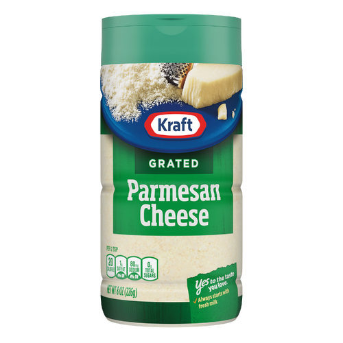 Kraft Grated Parmesan Cheese Shaker Bottle - 8 Ounce