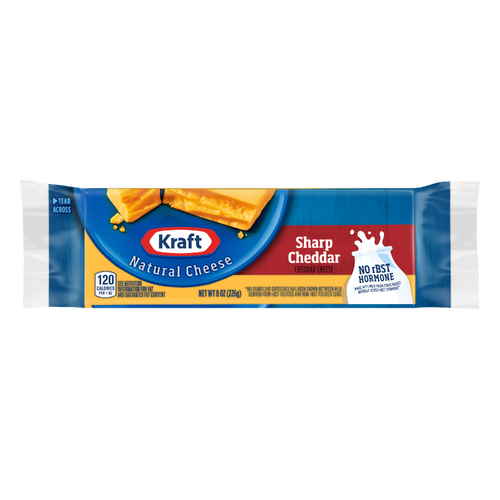 Kraft Sharp Cheddar Cheese Block - 8 Ounce Image 1 of 2