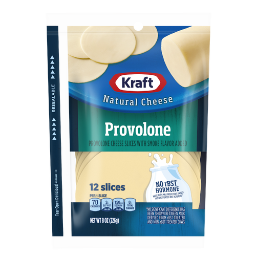 Kraft Provolone Cheese Slices - 8 Ounce Image 1 of 4