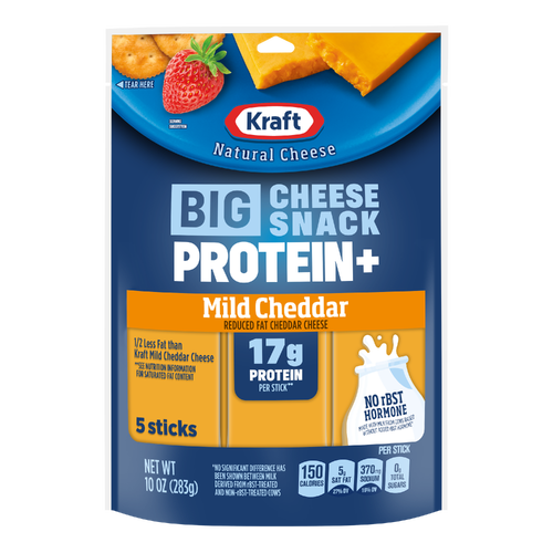 Kraft Cheddar Protein Big Stick Cheese - 10 Ounce Image 1 of 2